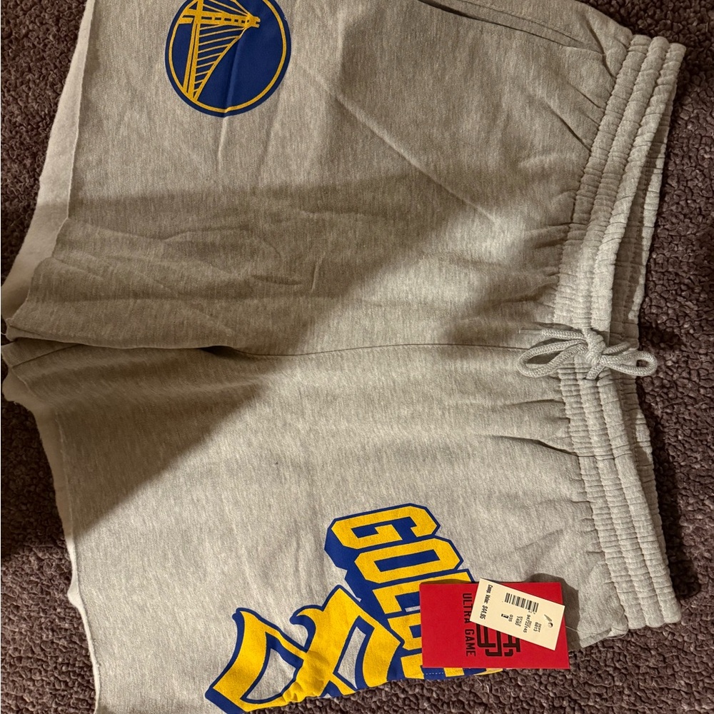 Golden State Warriors Gray Sweatshorts